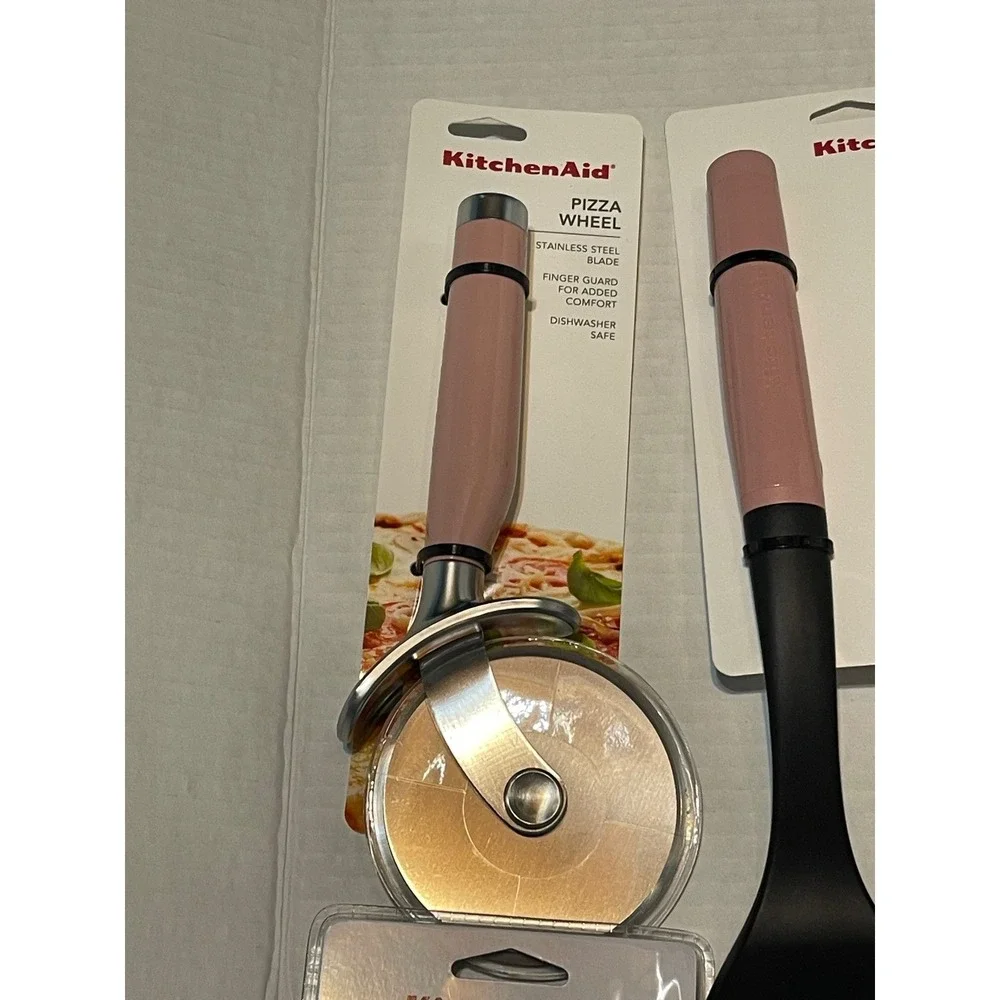 KitchenAid Kitchen Tool/Gadget 12 piece Set Rose Pink Grater Peeler Shears New